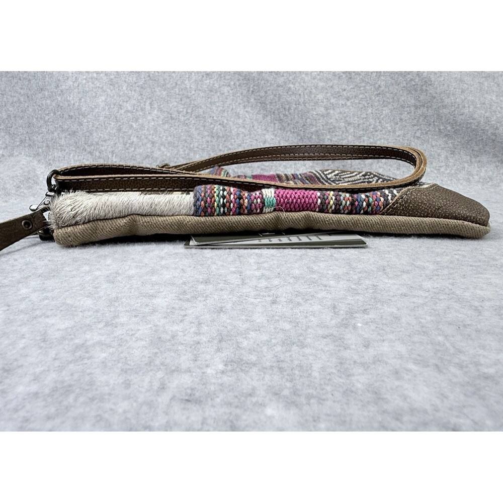 Myra Bag Crossbody Bag Women Small Multicolor NEW Woven Hair-on-Hide Rug Canvas - Picture 13 of 13